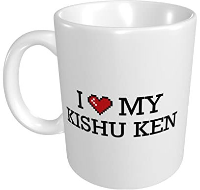 Tassen für Frauen, I Love My Kishu Ken Tasse, Papa-Geschenke, Kaffeetasse