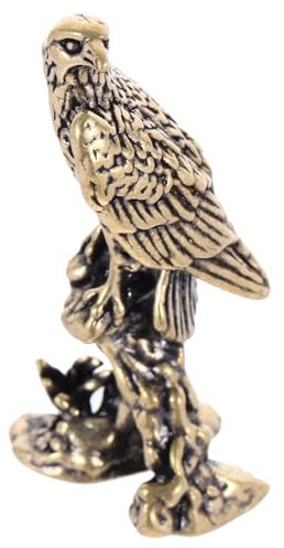 MAGICLULU 2stücke Vintage Messing Statue Antike Figurine Für Schreibtisch Dekoration Skulptur Als Wohnaccessoire Für Und Büro Hochwertige Tischdeko Massivem Messing