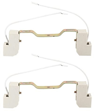 Pyatofly 2 x Lampenfassung mit Lampenfassung R7S für Keramik aus Metall für Flutlicht, 118 mm