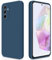 GiiYoon Cover per Samsung Galaxy A35 5G Custodia in Silicone, Custodia Antiurto Case Sottile in Silicone TPU con Strato Interno in Fibra e Protezione della Fotocamera, Blu