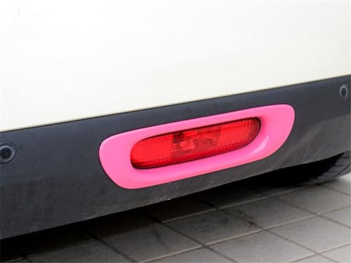 Generic Abdeckung für Rücklicht, kompatibel mit Mini Cooper F55 Hardtop F56 Schrägheck F57 Cabrio 2014-heute (Rosa)