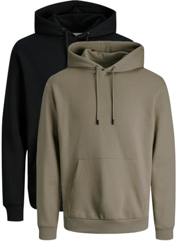 JACK & JONES Herren Hoodie Sweat im Doppelpack