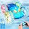 SIVQIKE Amphibious Remote Control Car with LED Light, 4WD Waterproof RC Stunt Car, 360° Rotation, Radio Controlled Car for Children from 6-12 Years, Christmas Birthday Gifts Indoor and Outdoor