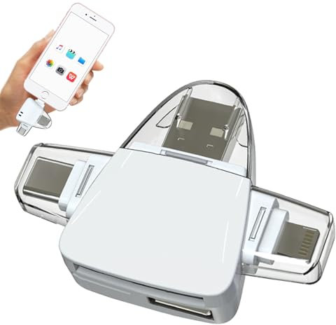 Lector de tarjetas SD TF 4 en 1 universal con múltiples puertos Ssen Card Reader 4 en 1 lector de tarjetas universal Micro SD lector de tarjetas de memoria para PC Notebook Camer compatible con