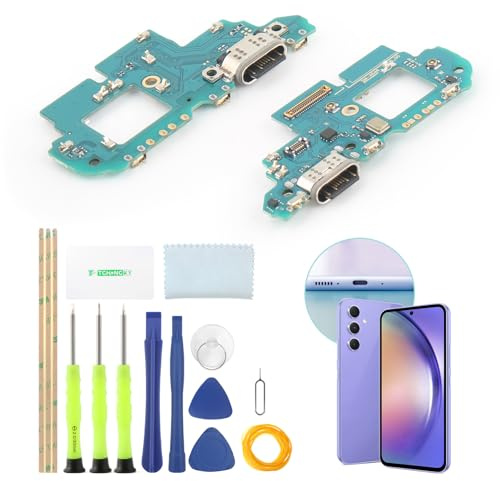 TGHongKy Dock Connector Port für Samsung Galaxy A54 5G Ladeanschluss für Galaxy A54 5G A546B Ladebuchse Dock Charging Ersatz Audio Jack Mikrofon mit Installationswerkzeug