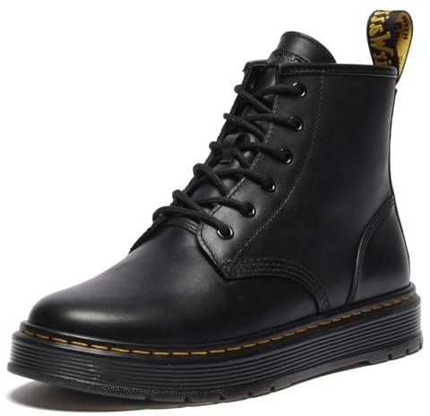 Dr. Martens Herren Brookline Chukka Black Lusso Platform, Schwarz, 43 EU