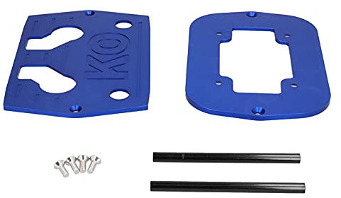 Batteria Dyocoag Hold Bass Bracket Bracket Optima 34/78 Batteria per Auto MTB (B (blu))