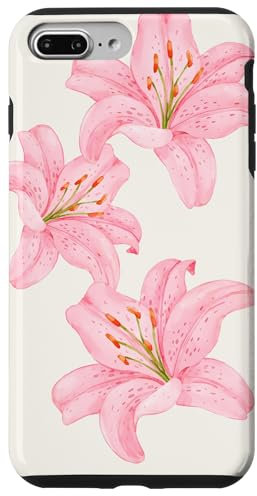Lily Summer Flower Trendy Blooming Tiger Lily Lover Case for iPhone 7 Plus/8 Plus