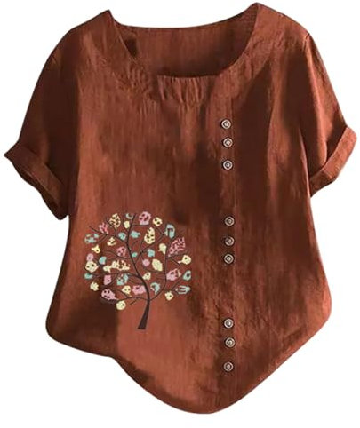 Shirt Orange Damen Leinenbluse Glitzer Trachtenshirt Extravagante Kariert Kelchkragen Viskose Eckigem Orange Oxford Shoulder Cut Kaschmir Creme Abendblusen Krawatte Country Figurbetont Auf