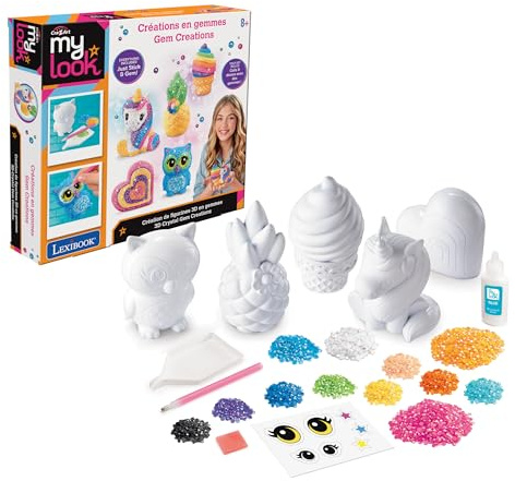 LEXIBOOK, Creación de Figuras 3D con Gemas, CRSS4 | 0