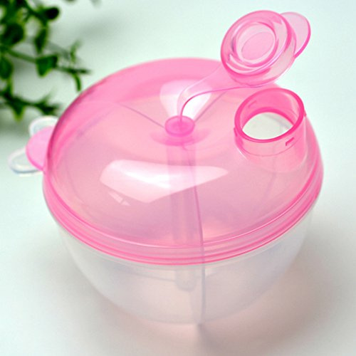 Boîte de rangement de voyage pour bébé - Anti-déversement - Bouchon rotatif - Transparent - 3 couleurs