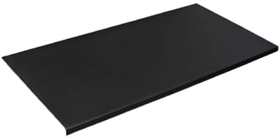 Rutschfeste Schreibtischunterlage aus Leder mit Kantenschutz, wasserdichte Schreibtischunterlage, erweitertes Mauspad für Laptop/Computer, Gaming-Schutz mit glatter Schreibfläche (40 x 60 cm, Schwarz)