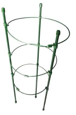 VALICLUD 4 Stück Rankgitter für Kletterpflanzen 45cm Kunststoffbeschichtetes Metall Rostfrei Pflanzengitter für Tomaten Gemüse und Blumen Gartenspalier mit Spitzen Enden