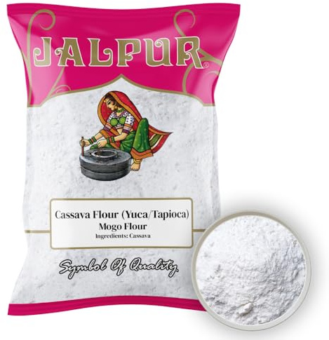 Jalpur Cassava Flour (Mogo) 200g |Wheat Alternative for Breads, Cakes, Tortillas & More | Neutral Taste, Smooth Texture | Ideal for Indian & Global Recipes | Vegan-Friendly