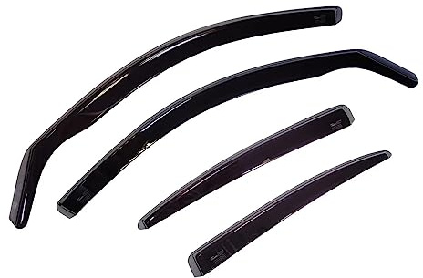 HEKO 24232 Set Windabweiser Vorne Hinten Kompatibel mit NISSAN Patrol GR V SUV Y61