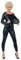 Smiffys Grease Sandy Final Scene Kostüm, Schwarz, mit Jacke, Oberteil, Leggings & Gürtel
