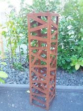 Zen Man Konus H 80cm Ständer für Feuerschale Pflanzschale Edelrost GartenDeko Metall