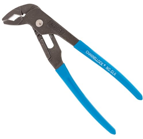 Channellock Tongue and Groove Pliers, 6-1/2 in, Blue (GL6)