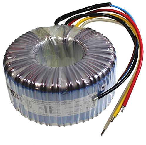 Sedlbauer trasformatore toroidale 500VA 2x12V per sistemi audio, industriali, alogeni e a binario - tensione d'ingresso 230V - tensione secondaria 24V