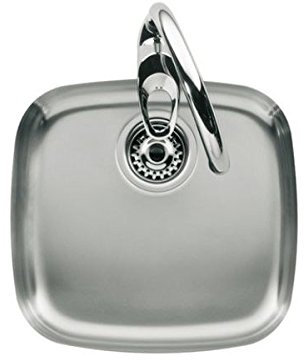 Roca A870110400 - Fregadero de 1 cubeta de acero inoxidable