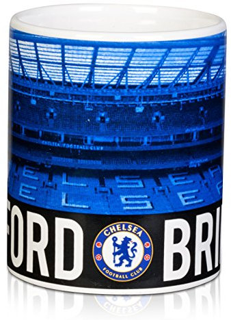 Original Chelsea London FC Mug Cup Tasse Kaffee Kaffeebecher Becher Tazza Stamford Bridge NEU