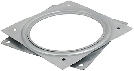 sourcingmap Square 6-inch Lazy Susan Turntable Bearing 5/16-inch Thick 110-Lb Capacity