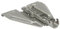 25 Stück Grass Tiomos 1,5 mm Rahmt das Gesicht Schrank Scharnier Montageplatte f058139825228