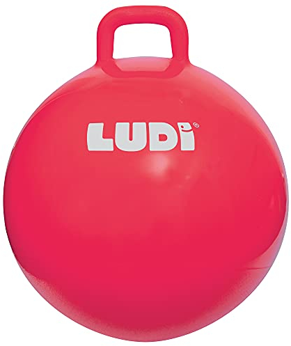 LUDI Palla da Salto XXL Rossa 90101, Colore Rosso, Children: 2XL, 1