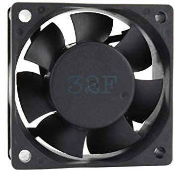 32F Ventilateur 60 mm 60 x 60 x 25 4500 tr/min 12 V 0,16 A DC Air Fan 6 cm 60 mm 3 fils 3 broches avec capteur tachymétrique Refroidissement 60 x 60 x 25