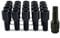 20 x Black Slim Fit Tuner Alloy Wheel Bolts for Audi A4 PN.SFP-20BM14TKB+Key118