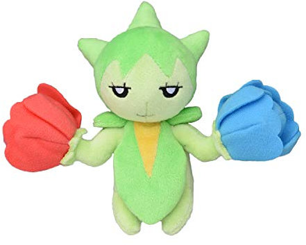 POKEMON Center Original Roselia Peluche Assis Rose