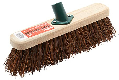ProDec 12 Natural Palmyra Fibre Stiff Sweeping Broom Head | for Outdoor Sweeping