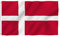 Shonye 150x90cm Bandera de Dinamarca, Bandera Danesa con 2 Ojales de Metal, Bandera Nacional Danés de Color Brillante, Decorada en Eventos Deportivos, Fiestas, Desfiles