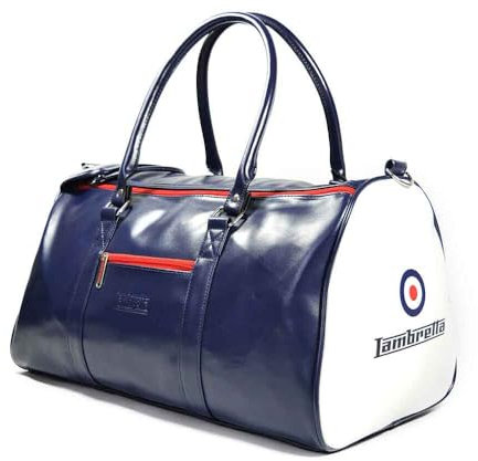 Lambretta Borsa a tracolla per computer portatile e tablet, stile retrò, stile classico, Marina Militare, L