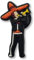 SUPER CUTE Mexican Trumpet Man Sombrero - Charms For Crocs/Shoes - 3D Music