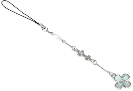 Gaweco Anime Kimi ni Todoke Kuronuma Sawako Handy-Schlüsselanhänger, vierblättriges Kleeblatt, Cosplay-Zubehör, silber, 170mm