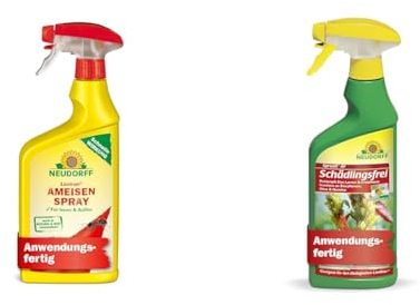 Neudorff Loxiran AF AmeisenSpray – Anwendungsfertiges Spray & Spruzit AF Schädlingsfrei – Bekämpft Schädlinge wie Buchsbaumzünsler