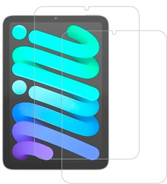 HYGMOCC Compatible con Apple iPad Mini 6 [8.3 pulgadas] [Versión 2021] Protector de pantalla de vidrio templado, anti arañazos, sin burbujas, alta definición (paquete de 2)