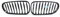 Hlodae Kühlergrill Front Compatible für BMW Z4 E85 2003-2008 Kühlergrill und Tuning Karosserie-Zubehör,normal-B