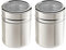 2Pcs Chocolate Shaker,Chocolate Powder Shaker Stainless Steel Coffee Icing Sugar Shaker Duster Flour Sifter with Lid Cocoa Spice Powder Shaker Flour Shakers for Kitchen Cappuccino Coffee Latte