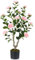 RELAX4LIFE Künstliche Kamelie 90 cm, Kunstpflanze mit 16 Blüten & 116 realistischen Blättern, Zimmerpalme Dekorationsbaum Indoor Outdoor für Huas, Wohnzimmer, Hochzeit (Rosa)