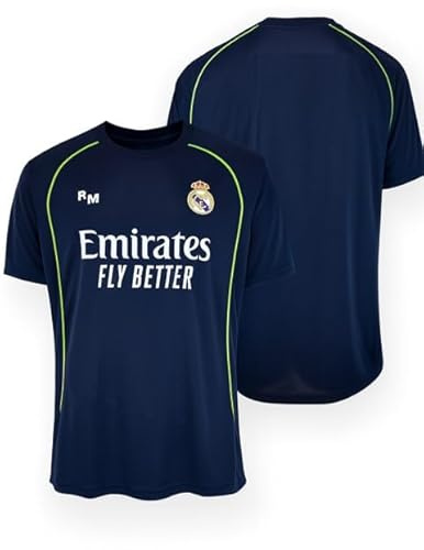Real Madrid Maillot extérieur 25 2/26 pour Adultes - Taille S/Small - Saison 2025/2026 - Maillot de Football Homme Produit Officiel pour Fans