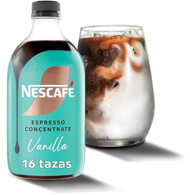 NESCAFÉ Espresso Concentrate Style Vanilla, 1er Pack (1 x 500ml) | Aromatisierters Getränkekonzentrat mit löslichem Bohnenkaffee, Vanille-Geschmack