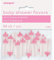 Babypartygeschenke - 2,5 cm - Rosa Babyflaschen aus Kunststoff - 24er-Pack