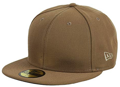 New Era Blank Dark Beige 59Fifty Basecap - 7 5/8-61cm (XL)