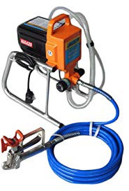 LTS DIY Airless Paint Sprayer 240V/50Hz - Orange, Handheld, Plastic, HDPE, Electric, 800 Bar Max Pressure, 7.5m Hose, Paint Sprayer