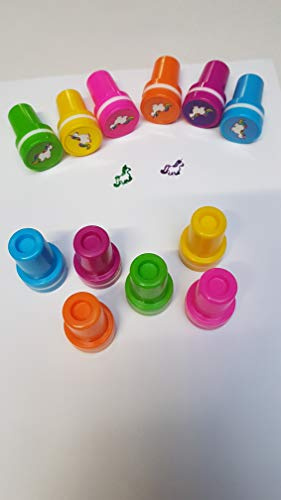 Schnooridoo 12 Einhorn Stempel Unicorn Mitgebsel Kindergeburtstag Büro Schule Giveaway Tombola