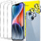 GiiYoon 2+3 Pack Screen Protector for iPhone 14, 3 Tempered Glass Film and 2 Camera Lens Protectors, HD Clear