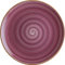 Bonna 6x Aura Blackberry Gourmet flacher Teller rund 27cm 3cm hoch Lila Creme Beerenton Porzellan ABBGRM27DZ Speiseteller Essteller Tafelservice Geschirr