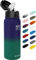 Fanhaw 600ml Stainless Steel Insulated Sports Water Bottles with Straw for Kids, Men and Women(Purple Green)